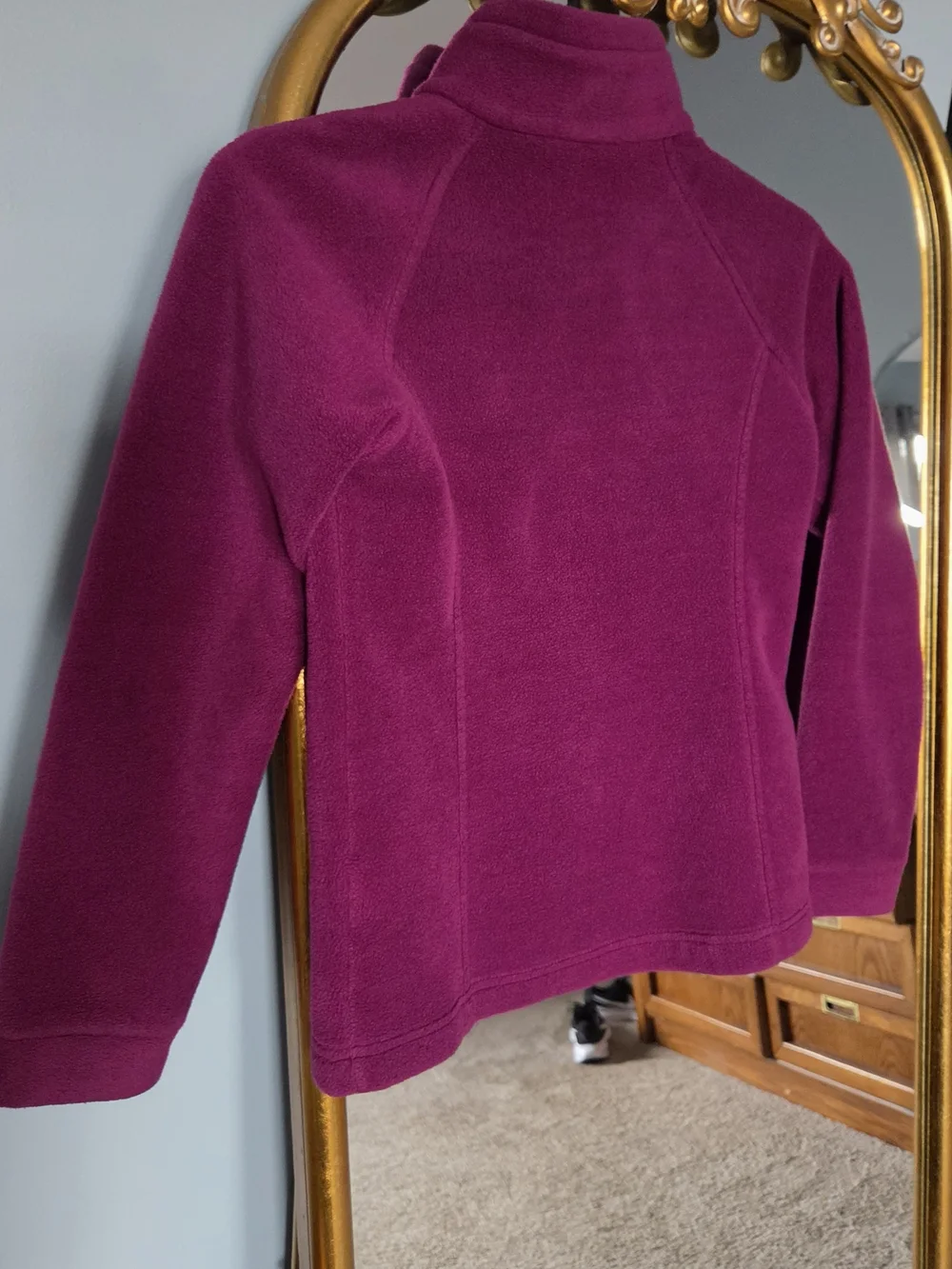 Columbia Girl's Magenta Full-Zip Fleece Jacket